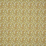 Mustard Floral Printed Percale - Ribes y Casals