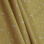 Honey-coloured Mini Floral Printed Percale - Ribes y Casals