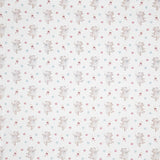 Pink and Blue Flying Bears Printed Percale - Ribes y Casals