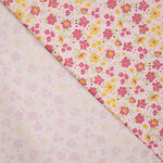 Fuchsia Spring Printed Percale - Ribes y Casals