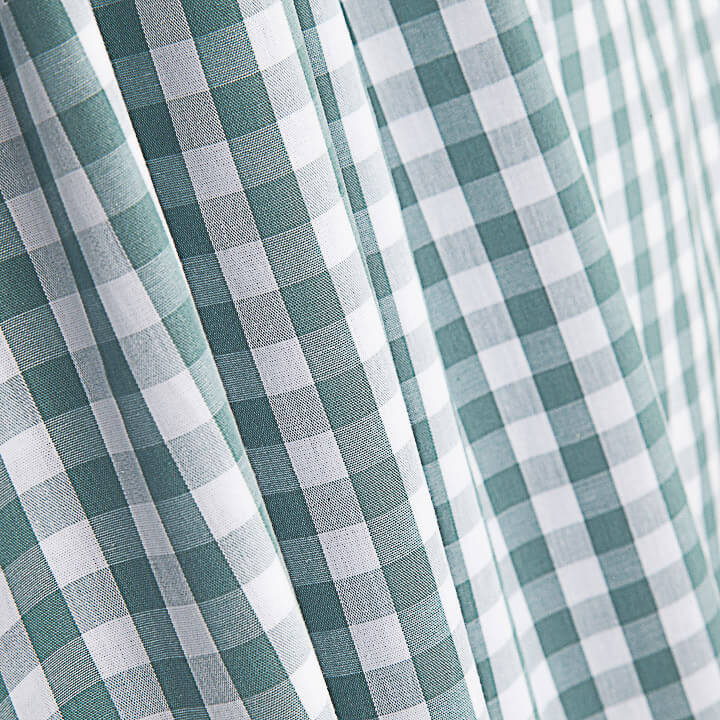 Green Gingham Percale - Ribes y Casals