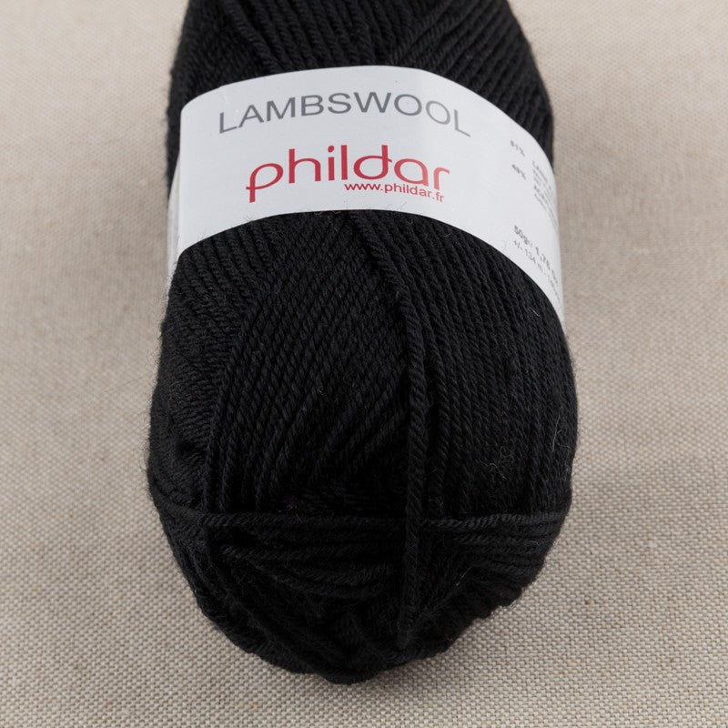 Wool Ball Black Lambswool - Ribes y Casals
