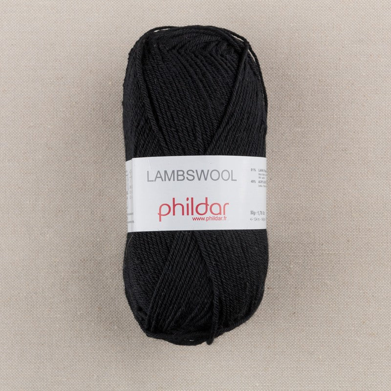 Wool Ball Black Lambswool - Ribes y Casals