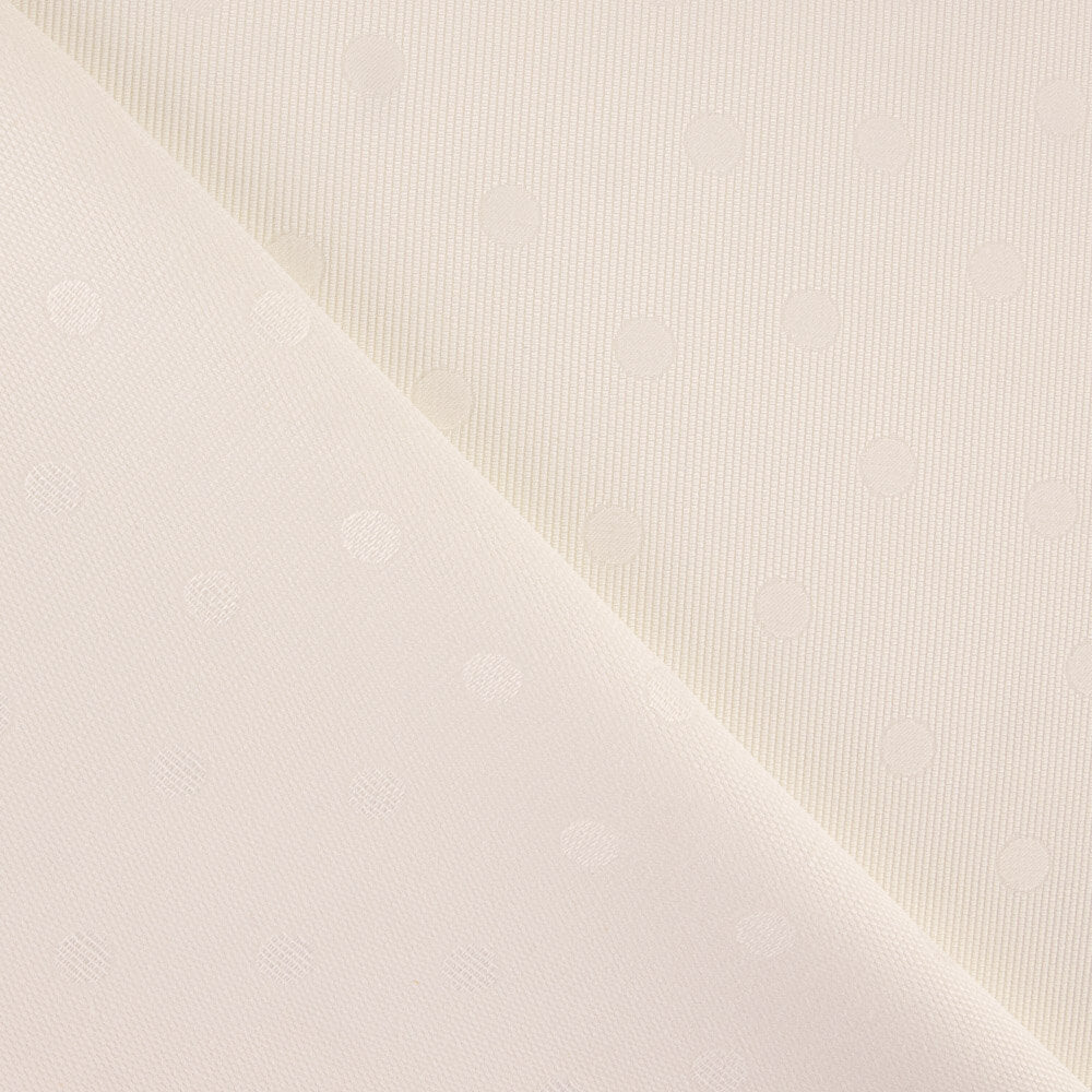 Piqué Canutillo Jacquard Plumeti Ecru - Ribes y Casals