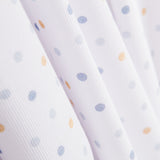 Pique Squared Polka Dots Blue - Ribes y Casals