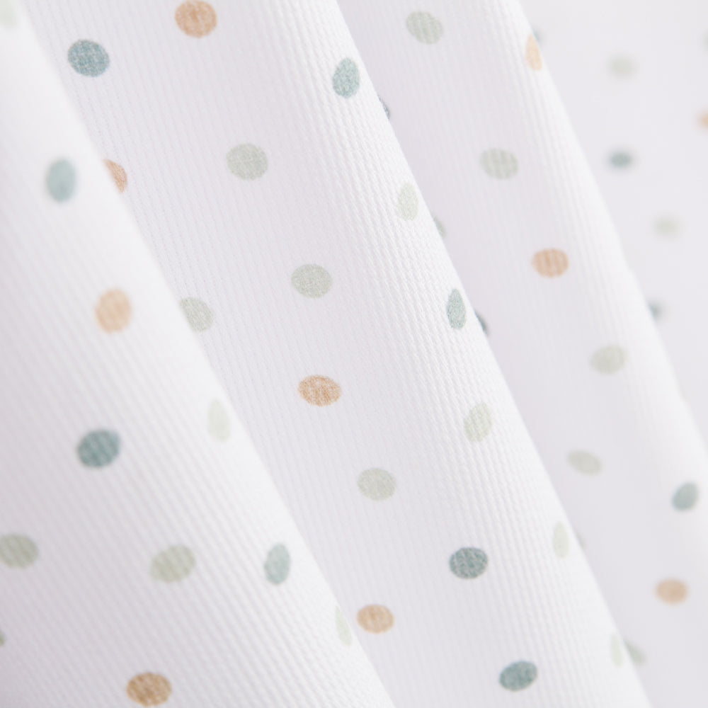Piqué Canutillo Lunares Verde - Ribes y Casals