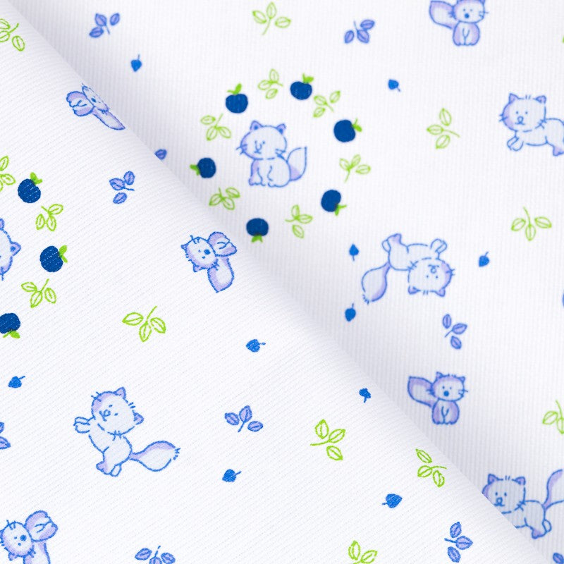 Piqué Canutillo Kitten Blue - Ribes y Casals