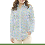 Pique Printed Liberty Lilac - Ribes y Casals