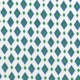 Blue Diamond Print Pique - Ribes y Casals