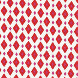 Red Diamond Print Pique - Ribes y Casals