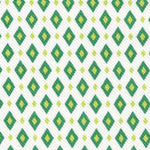 Pique Printed Rhombus Green - Ribes y Casals