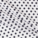 Pique Ottoman Dots Navy Blue - Ribes y Casals