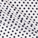 Pique Ottoman Dots Navy Blue - Ribes y Casals