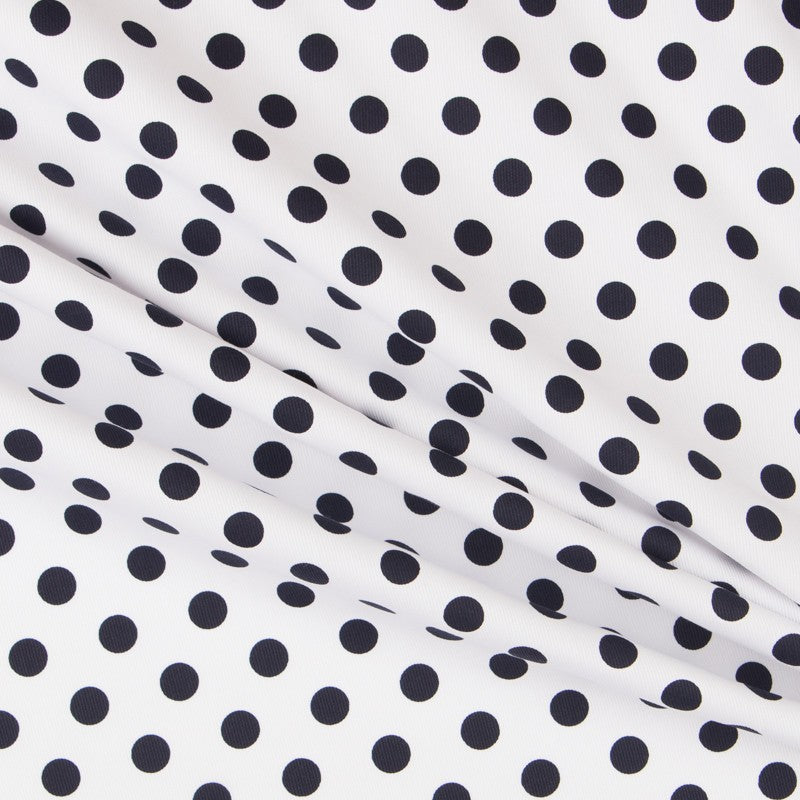 Pique Ottoman Dots Navy Blue - Ribes y Casals