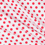 Pique Ottoman Dot Red - Ribes y Casals