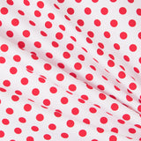 Pique Ottoman Dot Red - Ribes y Casals