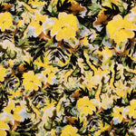 Yellow Flower Polyester Fabric - Ribes y Casals