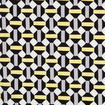 Burlington Polyester Geometric Yellow - Ribes y Casals