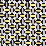 Burlington Polyester Geometric Yellow - Ribes y Casals