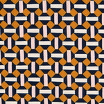 Burlington Polyester Geometric Rosa - Ribes y Casals