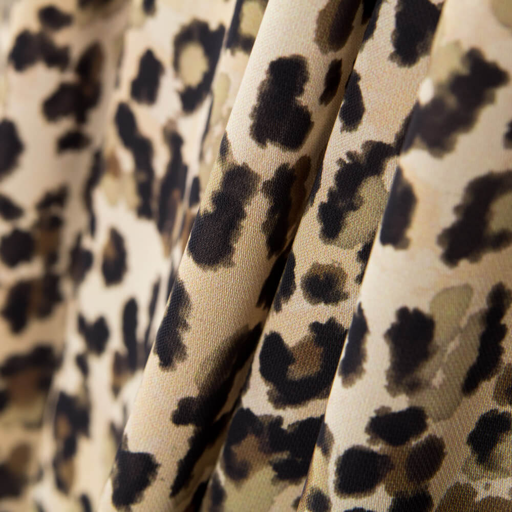 Flat Leopard Polyester Camel - Ribes y Casals