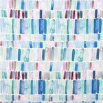 Viscose Spandex Geometrical Blue - Ribes y Casals