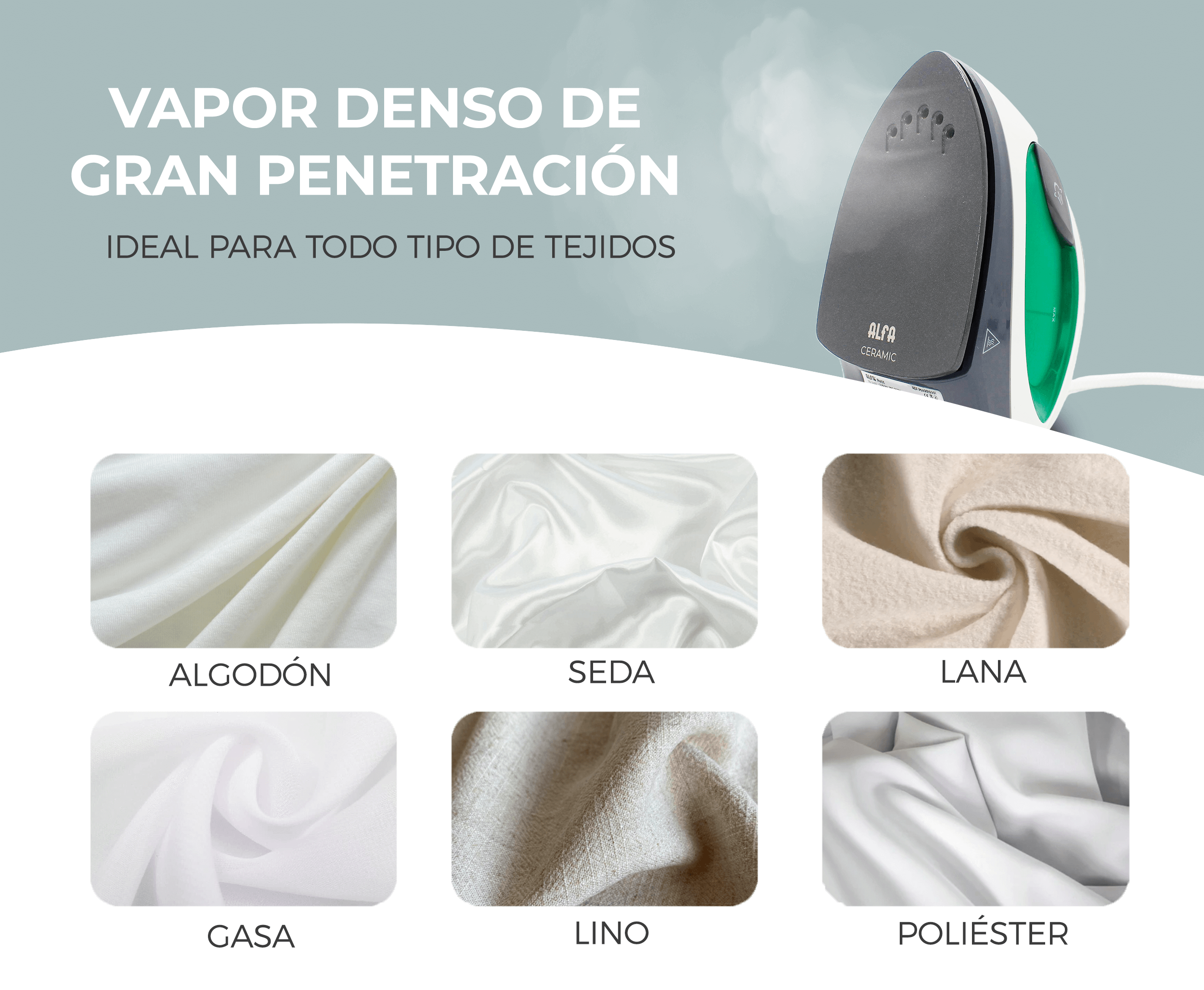 Alfa Petit travel iron - Ideal for patchwork - Ribes y Casals