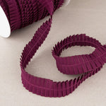 Polyester Pleated Cardinal - Ribes y Casals
