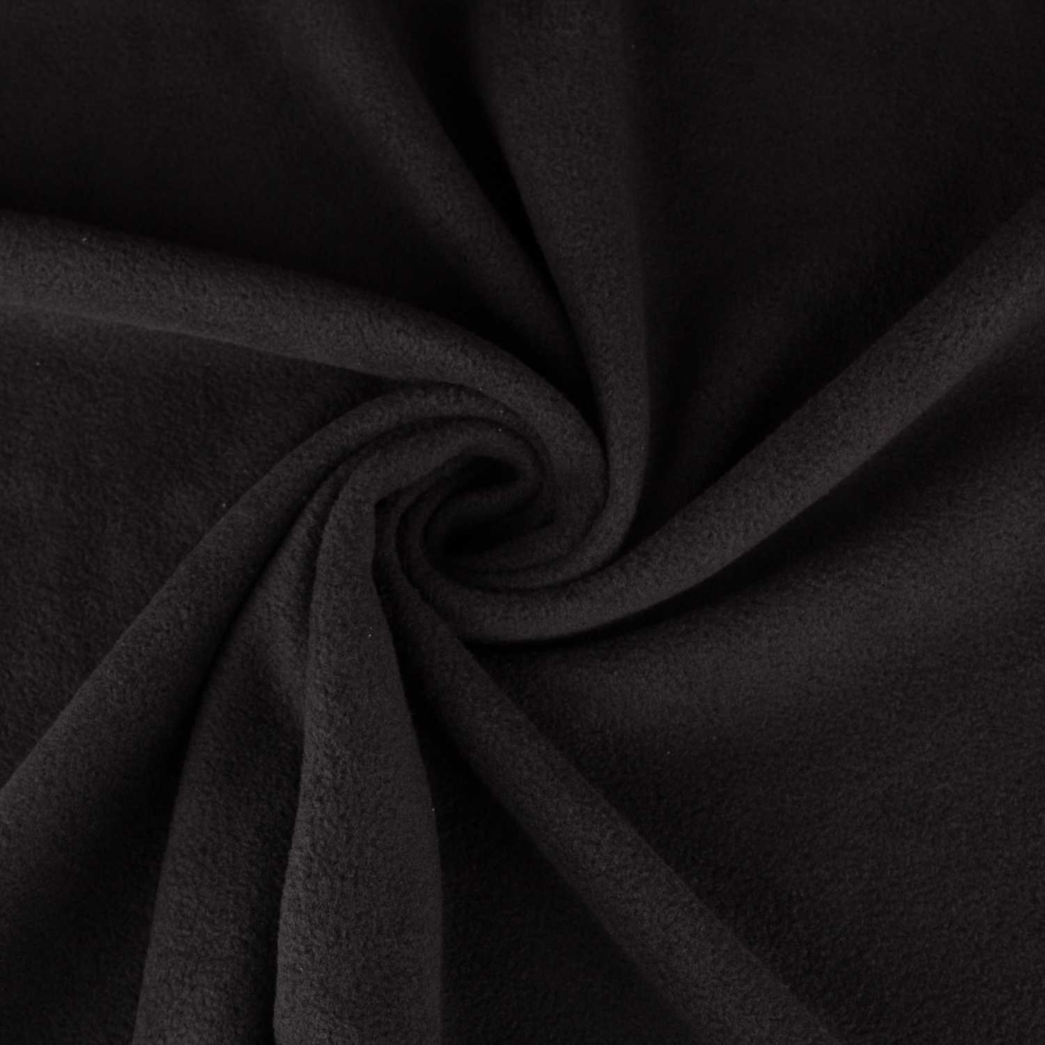 Polar Fleece Fabric Black - Ribes y Casals