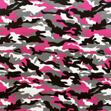 Faux Leather Camouflage Fuchsia - Ribes y Casals