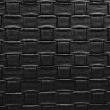 Faux Leather Crossed Black - Ribes y Casals