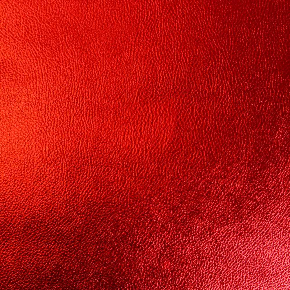 Classic Red Leather Faux Leather - Ribes y Casals
