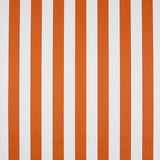 Nautical Leatherette Stripes Orange - Ribes y Casals