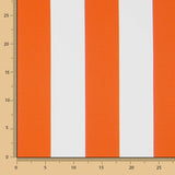 Nautical Leatherette Stripes Orange - Ribes y Casals