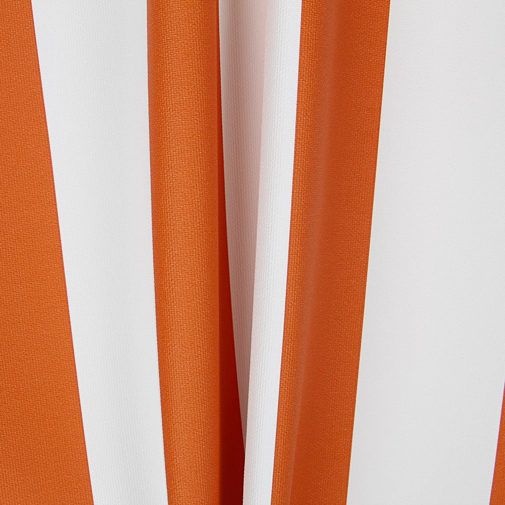 Nautical Leatherette Stripes Orange - Ribes y Casals