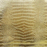 Faux Leather Reptil Gold - Ribes y Casals