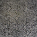 Black Leatherette Snake Skin - Ribes y Casals