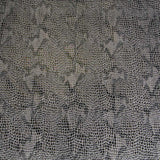 Black Leatherette Snake Skin - Ribes y Casals