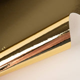 Gold Mirror Effect Laminated Faux Leather - Ribes y Casals