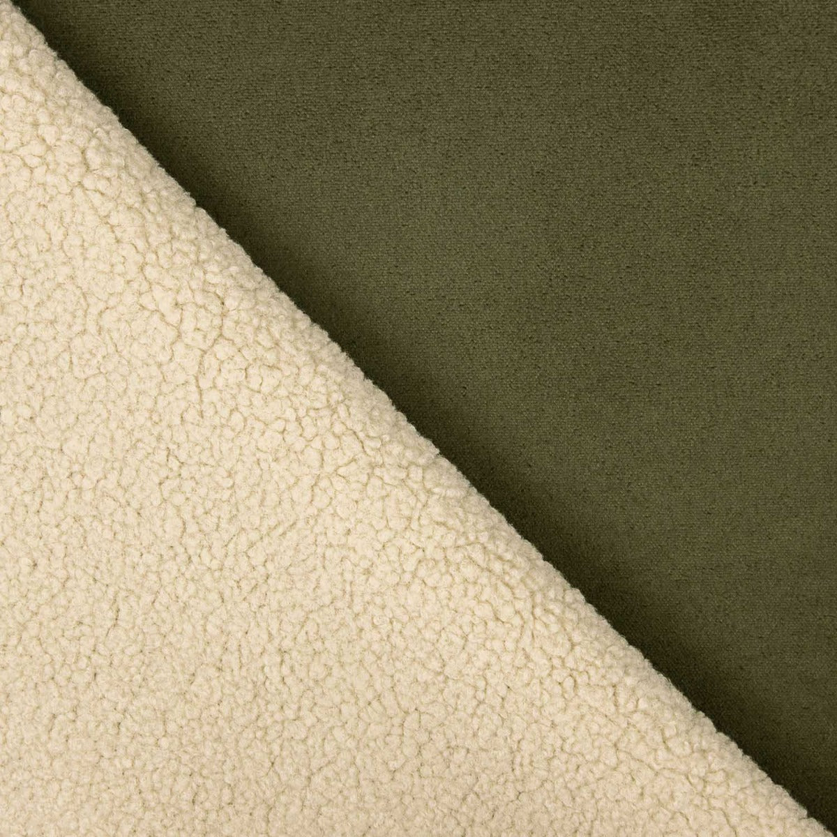 Grey Faux Suede with Sherpa Backing - Ribes y Casals