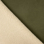 Grey Faux Suede with Sherpa Backing - Ribes y Casals