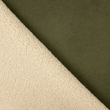 Grey Faux Suede with Sherpa Backing - Ribes y Casals