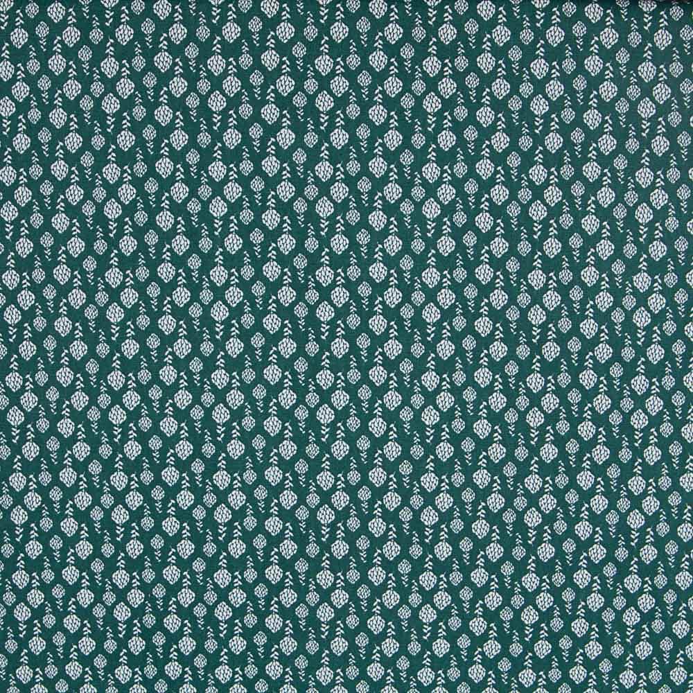 Artichoke Poplin Dark Green - Ribes y Casals