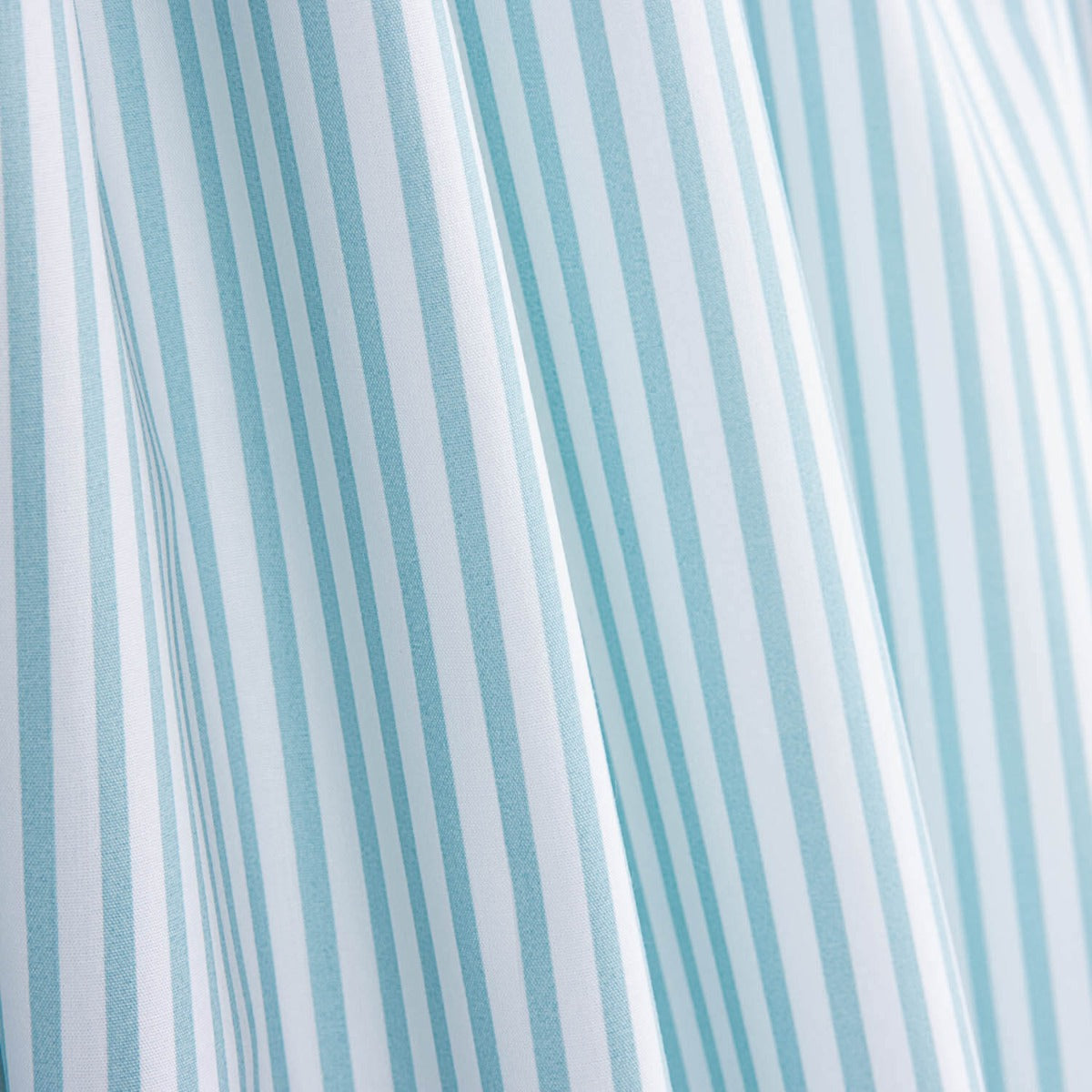 Organic Cotton Poplin Soft Green Stripes - Ribes y Casals