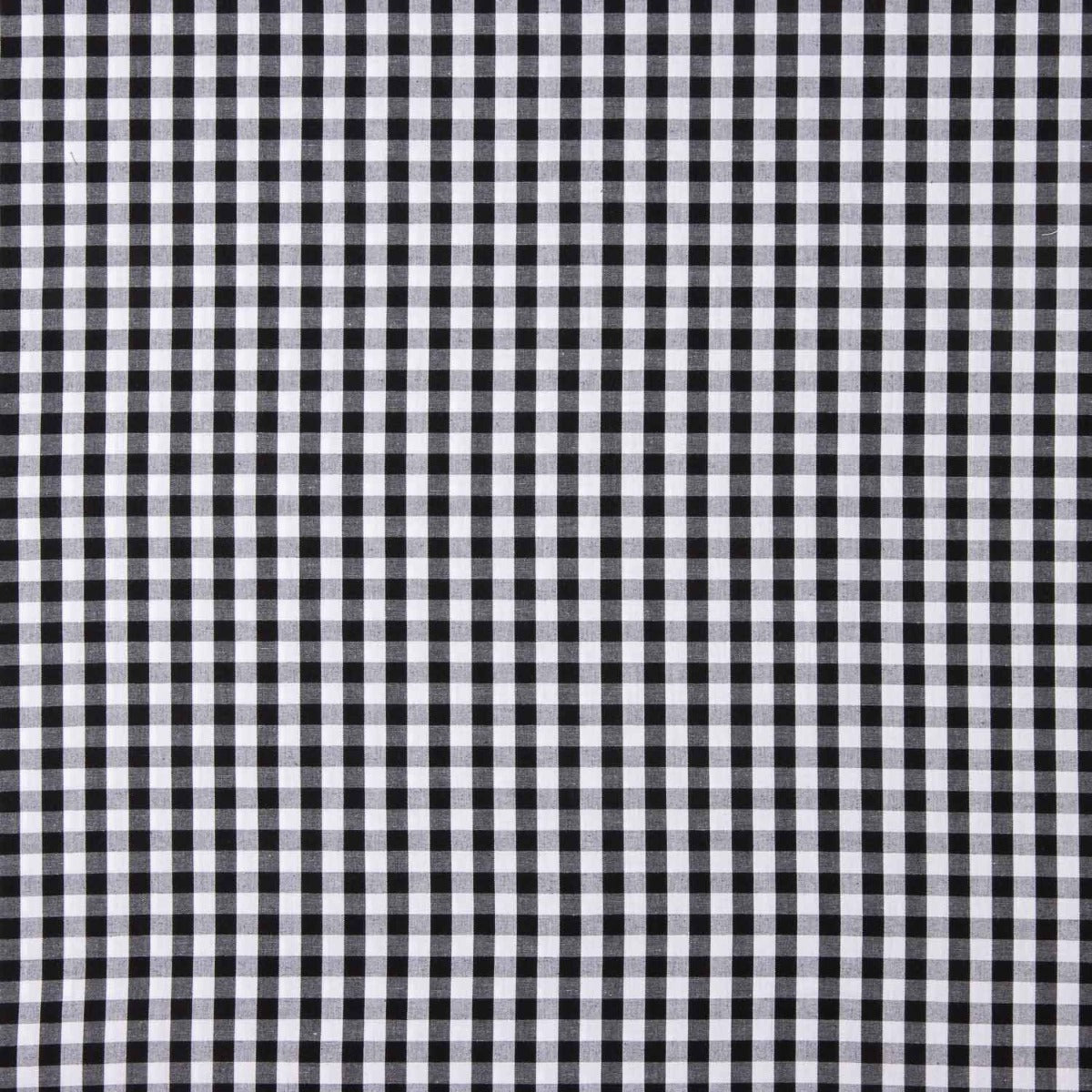 Retal Popelín Algodón Cuadros Maxi Negro 95x145 cms - Ribes y Casals