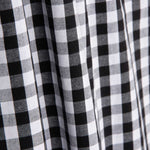 Retal Popelín Algodón Cuadros Maxi Negro 95x145 cms - Ribes y Casals