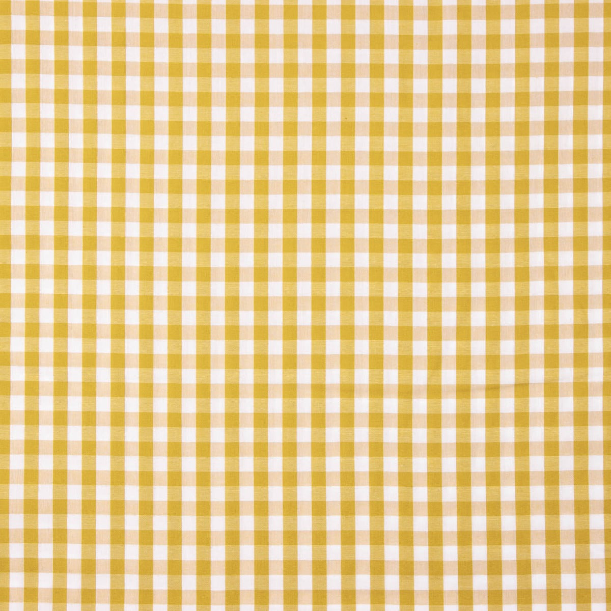 Maxi Gingham Cotton Poplin Ocher - Ribes y Casals