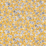 Oeko-Tex® Cotton Poplin Turmeric Flower - Ribes y Casals