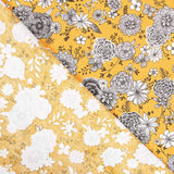 Oeko-Tex® Cotton Poplin Turmeric Flower - Ribes y Casals
