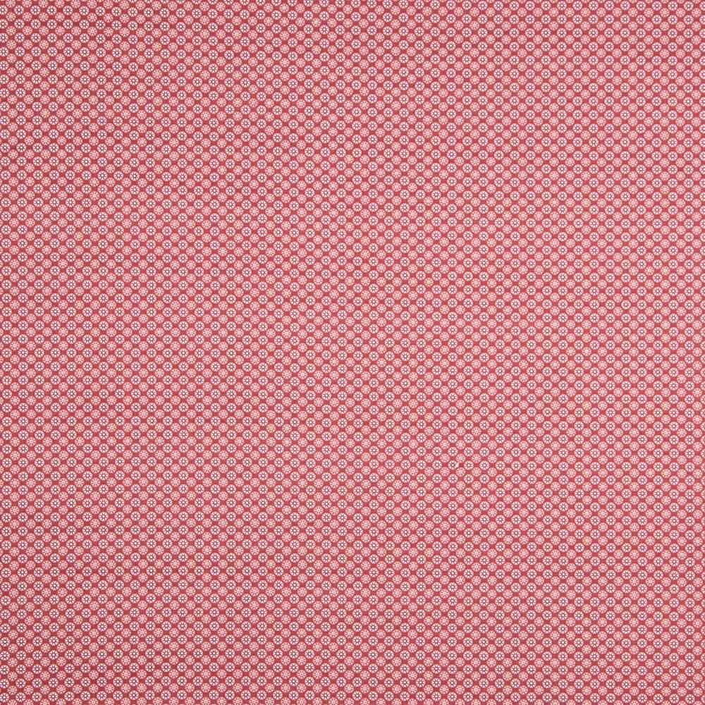 Dark Pink Flowers Cotton Poplin - Ribes y Casals